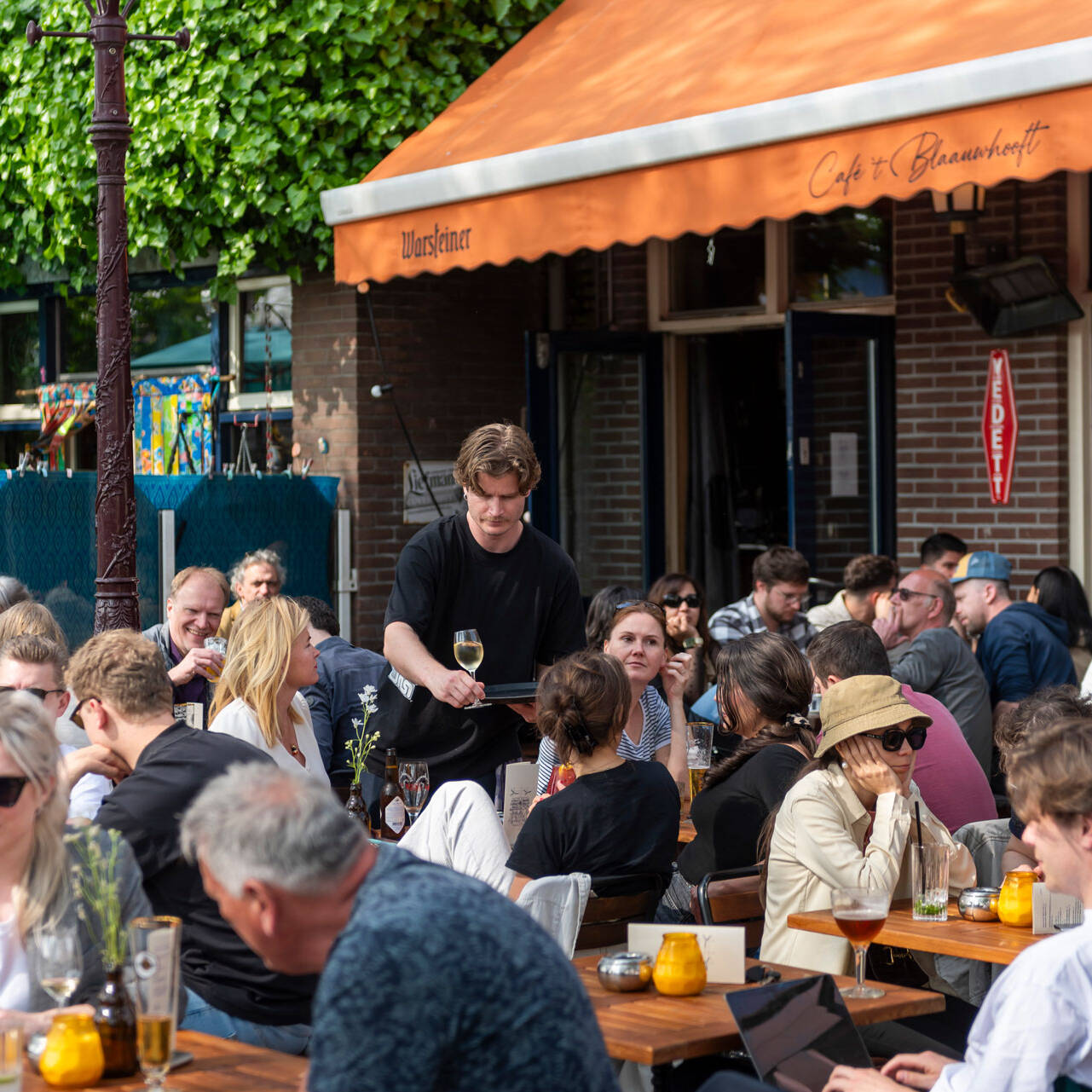 Blaauwhooft eetcafe terras Jordaan Amsterdam