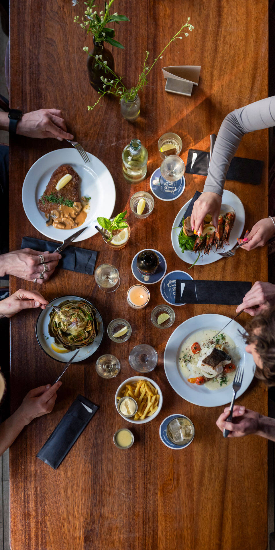 Café Blaauwhooft dineren met vrienden